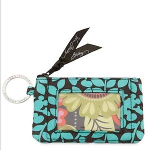 Vera Bradley zip wallet perfect Petals 20 + 5 plum